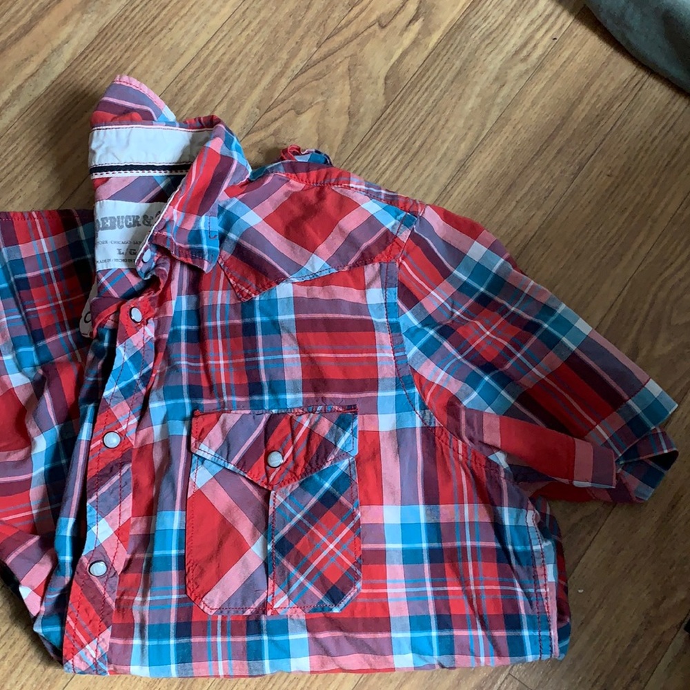 Roebuck & Co plaid shirt